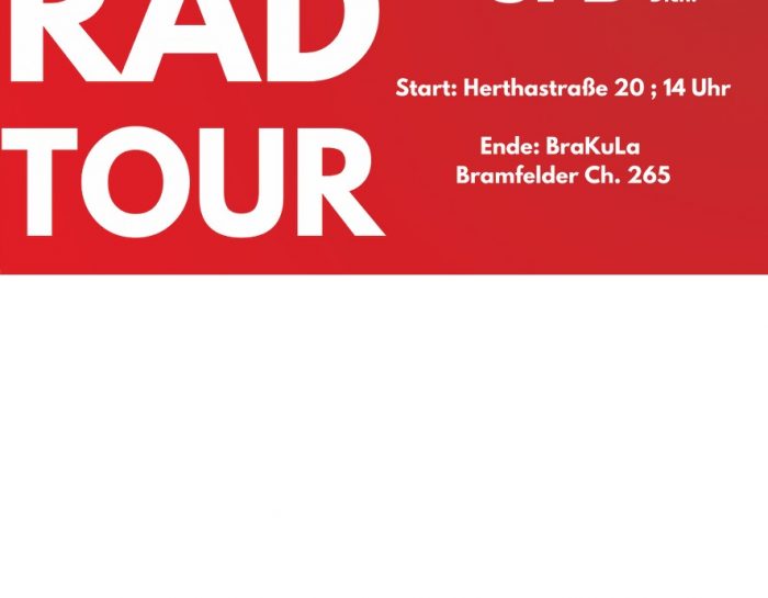 FAHRRADTOUR ENTLANG DER U5 – SPD BRAMFELD LÄDT EIN